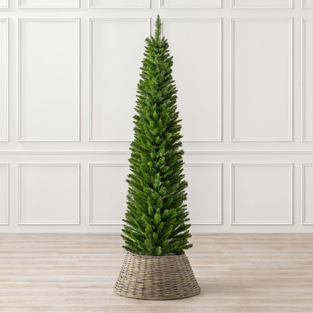 Christow 6ft Spruce Pencil Christmas Tree